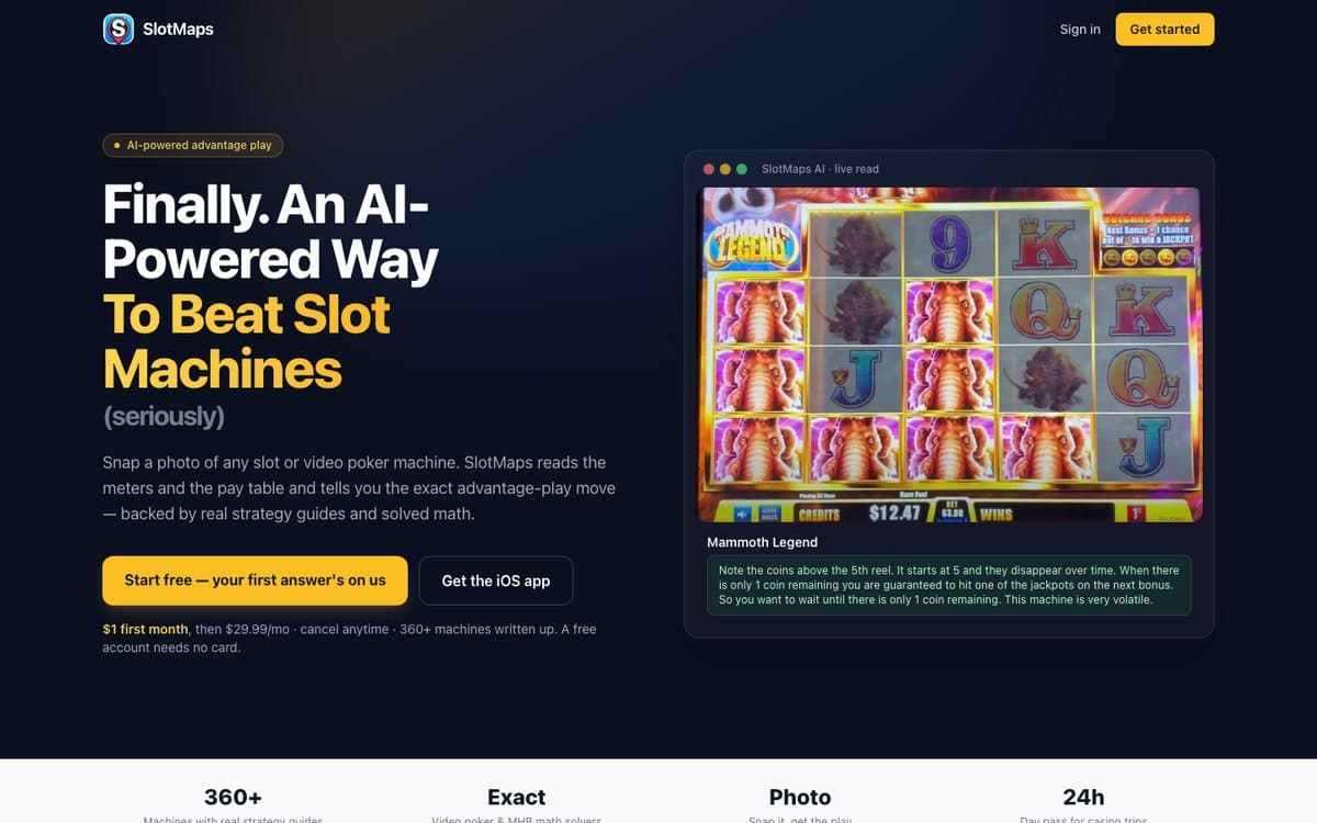 SlotMaps homepage