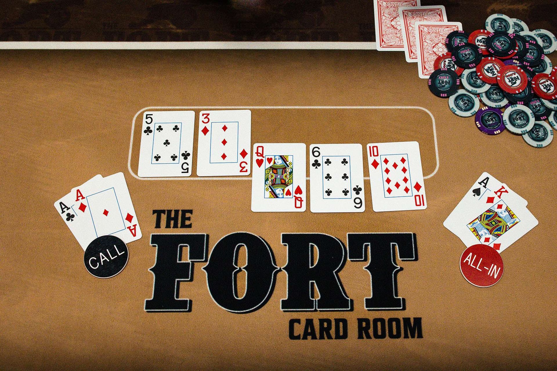 The Fort Card Room in Texas